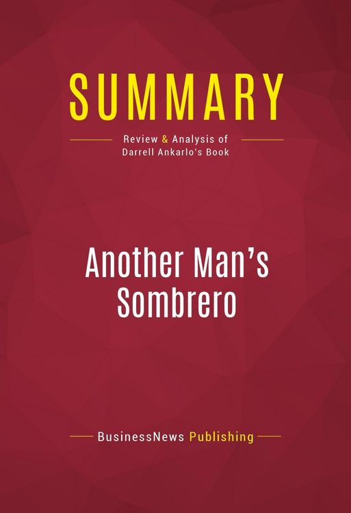 Produktbild: Summary: Another Man's Sombrero