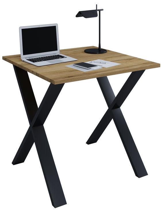 Produktbild: Schreibtisch B&uuml;rotisch Computertisch 80x80 Lona X