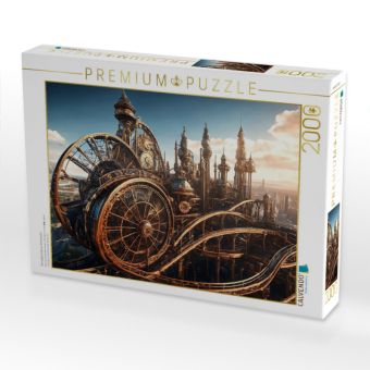Produktbild: CALVENDO Puzzle Dampfgetriebene Achterbahn | 2000 Teile Lege-Gr&ouml;&szlig;e 90x67cm Foto-Puzzle f&uuml;r gl&uuml;ckliche Stunden