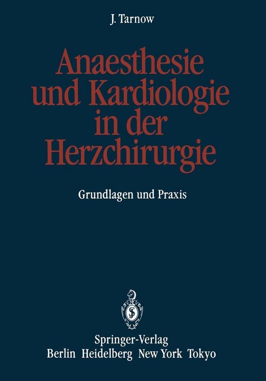 Produktbild: Anaesthesie und Kardiologie in der Herzchirurgie