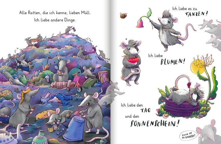 Produktbild: Die kleine Ratte Kwiik macht stark. Weil ich anders bin