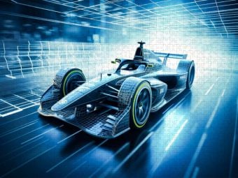 Produktbild: CALVENDO Puzzle Ein Motiv aus dem Kalender Formel E Phantasien | 2000 Teile Lege-Gr&ouml;&szlig;e 90x67cm Foto-Puzzle f&uuml;r gl&uuml;ckliche Stunden