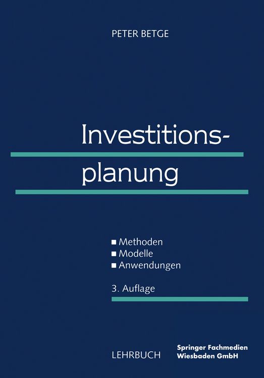 Produktbild: Investitionsplanung
