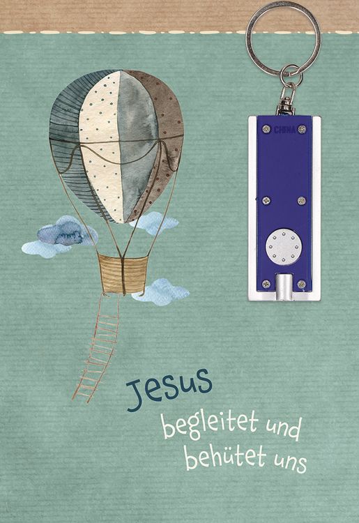 Produktbild: Gru&szlig;karte - Jesus begleitet und beh&uuml;tet uns