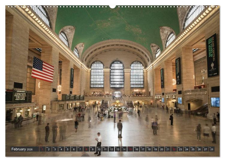 Produktbild: New York City favorites / UK-Version (High Quality Premium Wall Calendar 2026 DIN A2 landscape),CALVENDO 12 Month Wall Calendar