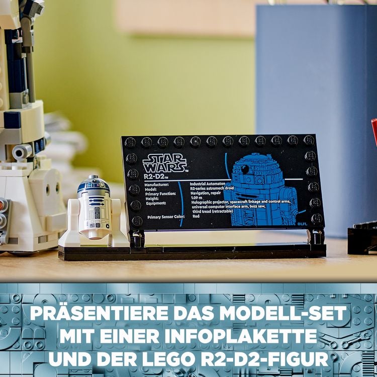 Produktbild: LEGO Star Wars 75379 R2-D2 Droide zum Bauen, Spielen und Ausstellen