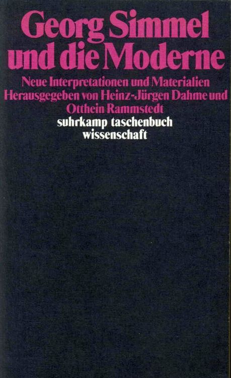 Produktbild: Georg Simmel und die Moderne