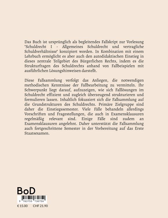Produktbild: Fallsammlung Schuldrecht I