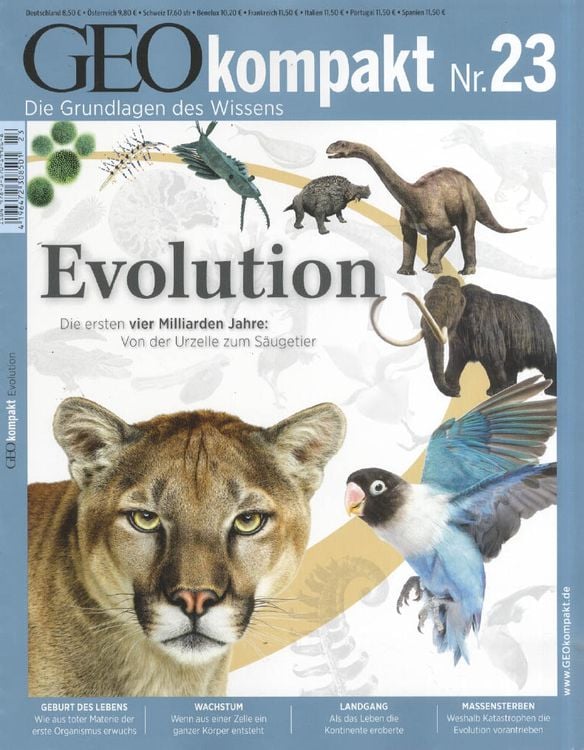 Bild vom Artikel GEOkompakt / GEOKompakt 23/2010 - Evolution vom Autor Michael Schaper