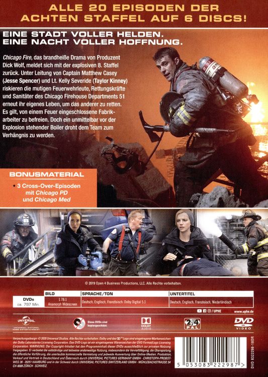 Produktbild: Chicago Fire - Staffel 8 [6 DVDs]
