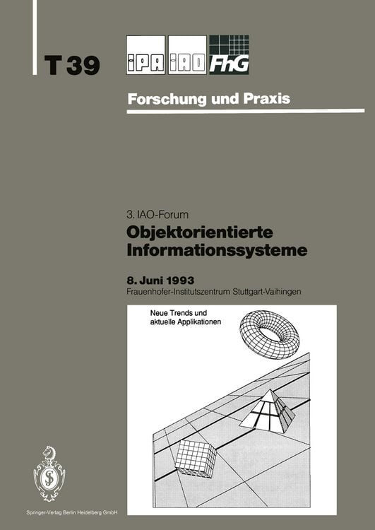 Produktbild: Objektorientierte Informationssysteme