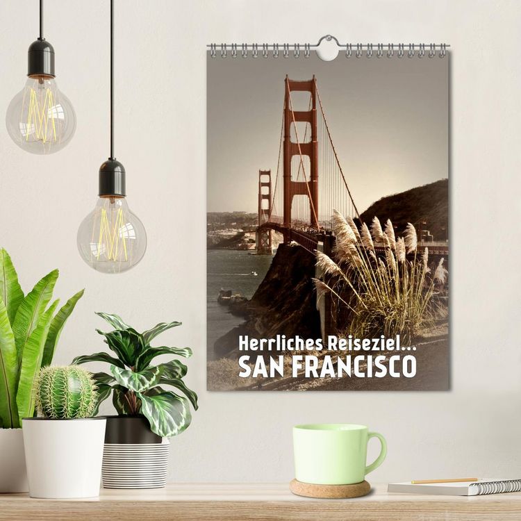 Produktbild: Herrliches Reiseziel... SAN FRANCISCO (Wandkalender 2026 DIN A4 hoch), CALVENDO Monatskalender