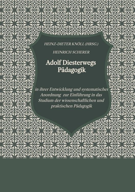 Produktbild: Adolf Diesterwegs P&auml;dagogik