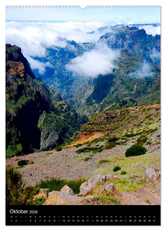 Produktbild: MADEIRA (hochwertiger Premium Wandkalender 2026 DIN A2 hoch), Kunstdruck in Hochglanz