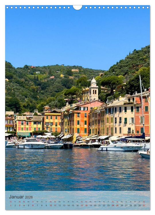 Produktbild: Portofino - Im Herzen der italienischen Riviera!! (Wandkalender 2026 DIN A3 hoch), CALVENDO Monatskalender