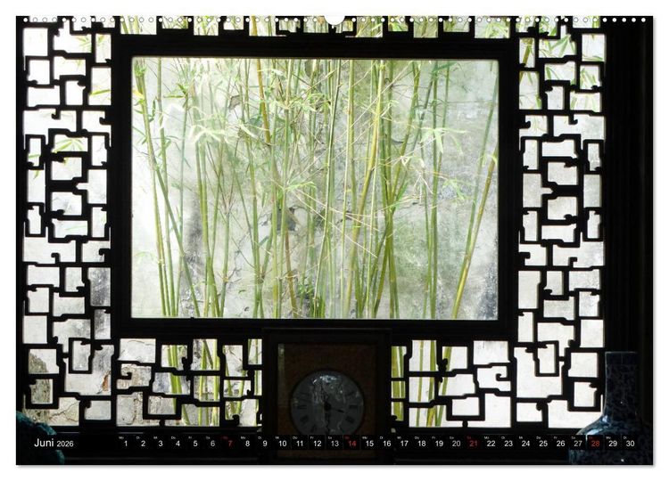 Produktbild: Im chinesischen Garten (Wandkalender 2026 DIN A2 quer), CALVENDO Monatskalender
