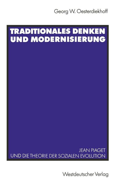 Produktbild: Traditionales Denken und Modernisierung