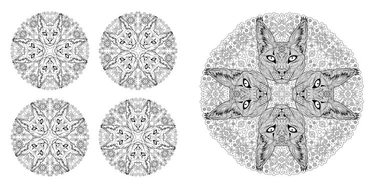 Produktbild: Tier-Mandalas