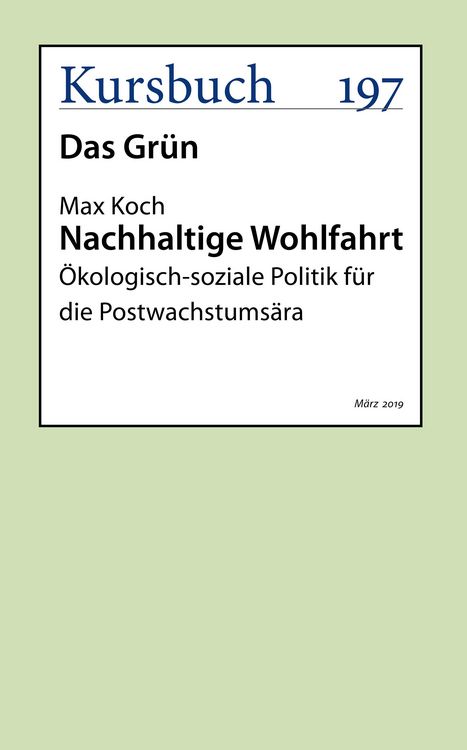 Produktbild: Nachhaltige Wohlfahrt
