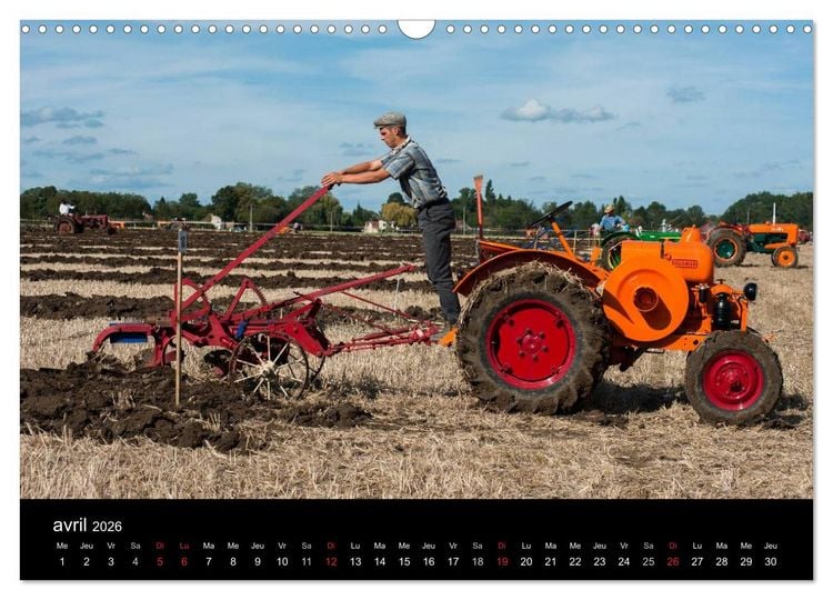 Produktbild: Anciens tracteurs agricoles (Calendrier mural 2026 DIN A3 vertical), CALVENDO calendrier mensuel