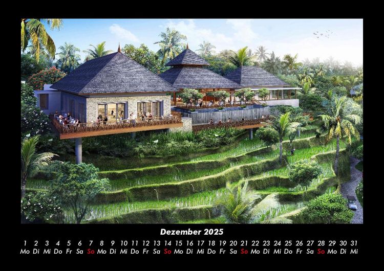 Produktbild: Bali 2025 Fotokalender DIN A3
