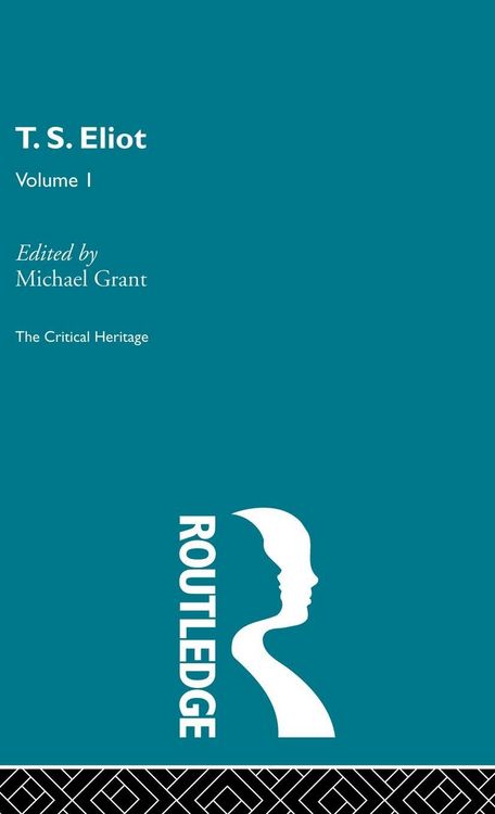 Produktbild: T.S. Eliot Volume I