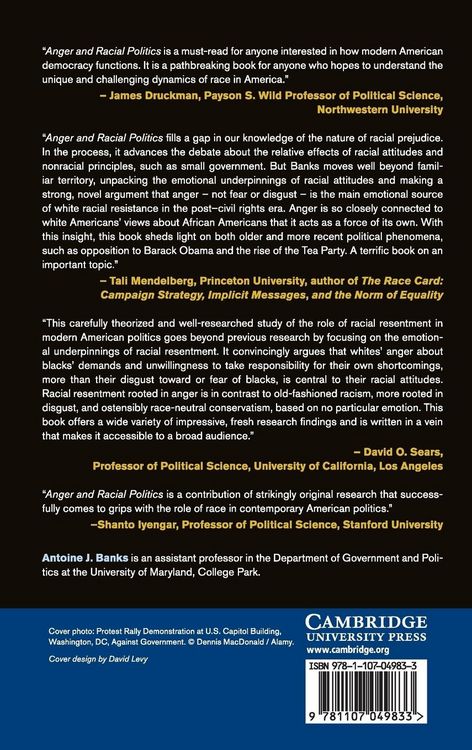 Produktbild: Anger and Racial Politics