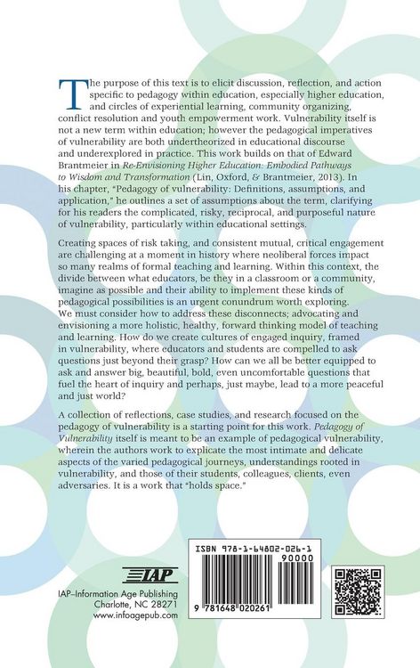 Produktbild: Pedagogy of Vulnerability (HC)