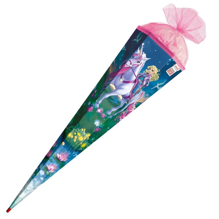 Produktbild: Motivschult&uuml;te, Magische Einhornreiterin, 85 cm