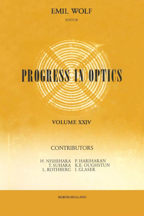 Produktbild: Progress in Optics