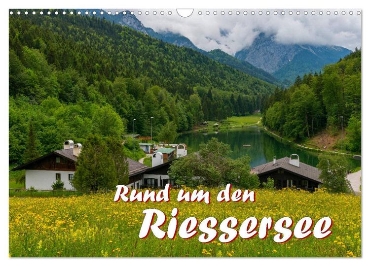 Produktbild: Rund um den Riessersee (Wandkalender 2026 DIN A3 quer), CALVENDO Monatskalender