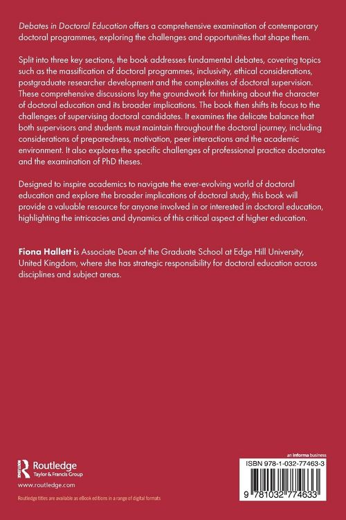 Produktbild: Debates in Doctoral Education