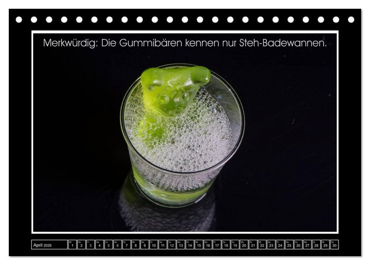 Produktbild: Wissenswertes aus der Welt der Gummib&auml;ren (Tischkalender 2026 DIN A5 quer), CALVENDO Monatskalender