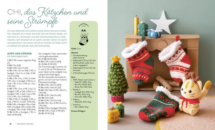 Produktbild: O du fr&ouml;hliche! Die gro&szlig;e Amigurumi-Christmas-Sammlung