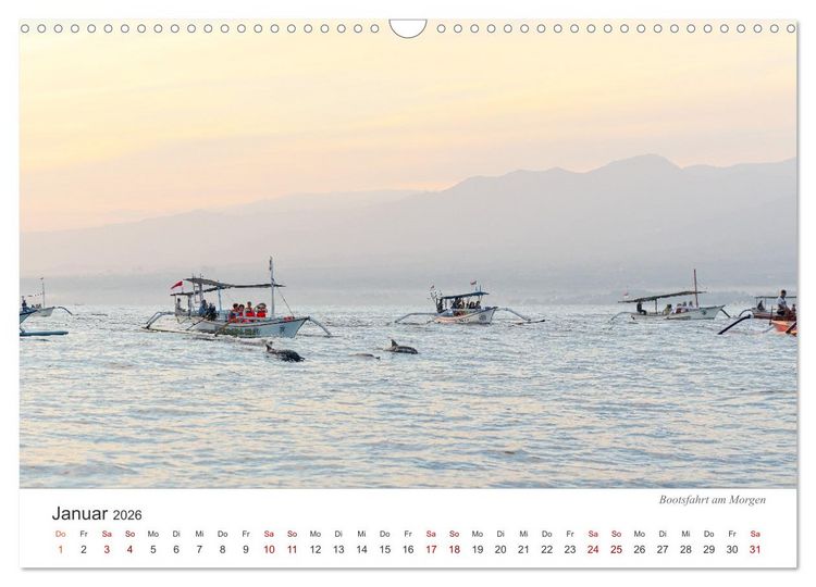 Produktbild: Impressionen einer Reise durch Bali (Wandkalender 2026 DIN A3 quer), CALVENDO Monatskalender
