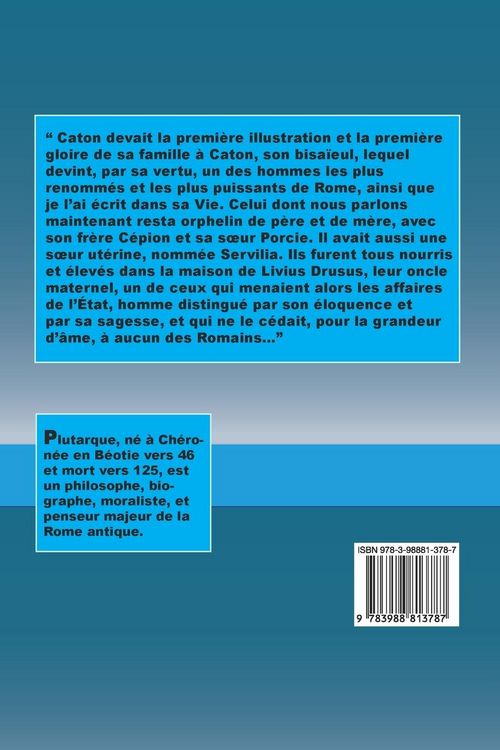 Produktbild: Vie de Caton le Jeune