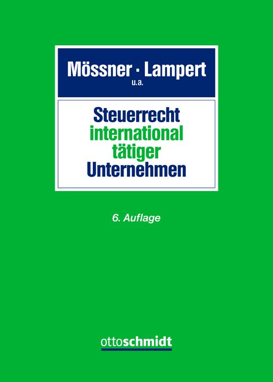 Produktbild: Steuerrecht international t&auml;tiger Unternehmen