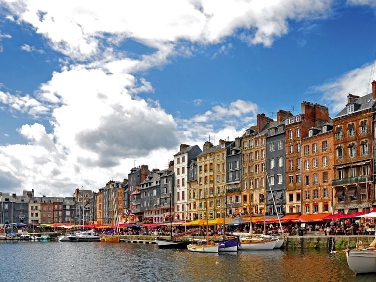 Produktbild: CALVENDO Puzzle Honfleur, Normandie | 1000 Teile Lege-Gr&ouml;&szlig;e 64x48cm Foto-Puzzle f&uuml;r gl&uuml;ckliche Stunden