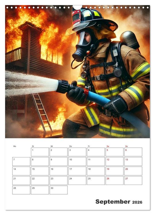 Produktbild: Heldentum im Einsatz - Ein Jahr mit den Lebensrettern (Wandkalender 2026 DIN A3 hoch), CALVENDO Monatskalender
