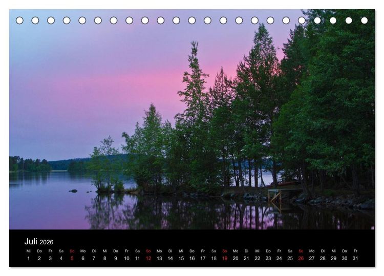 Produktbild: Lichter des Nordens (Tischkalender 2026 DIN A5 quer), CALVENDO Monatskalender