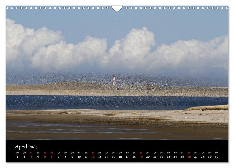 Produktbild: Sylt (Wandkalender 2026 DIN A3 quer), CALVENDO Monatskalender
