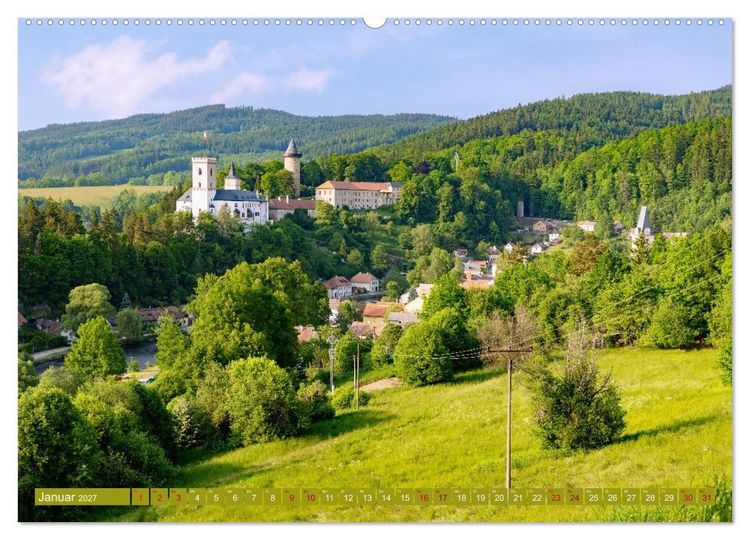 Produktbild: Zauber des B&ouml;hmerwalds. Stille Sch&ouml;nheit im Westen Tschechiens (hochwertiger Premium Wandkalender 2027 DIN A2 quer), Kunstdruck in Hochglanz