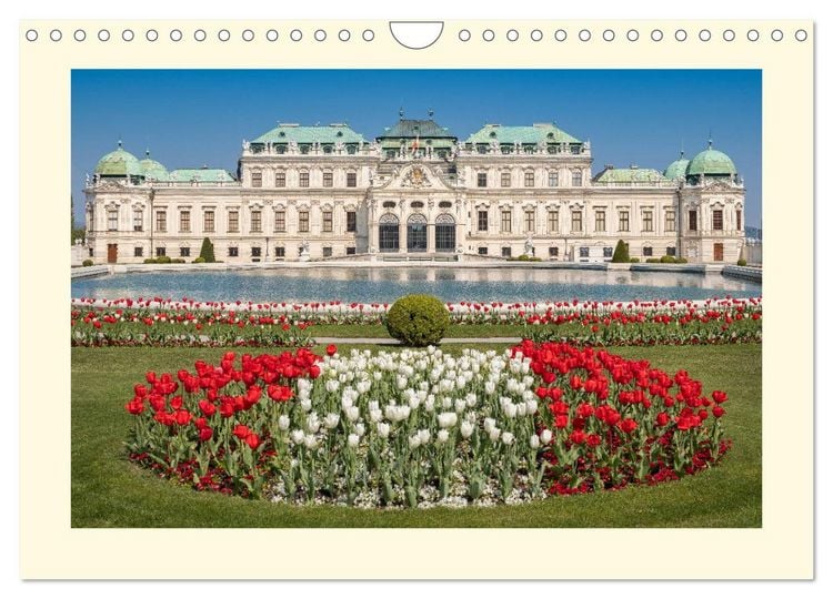 Produktbild: An der sch&ouml;nen blauen Donau - Ein Spaziergang in Wien (Wandkalender 2026 DIN A4 quer), CALVENDO Monatskalender