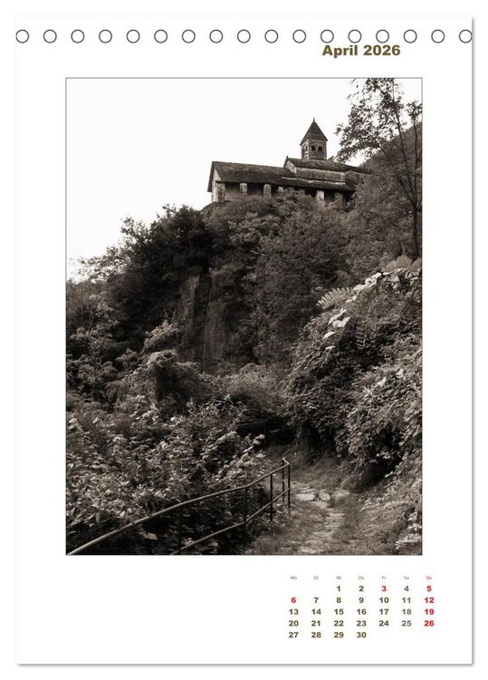 Produktbild: Romanische Kleinodien (Tischkalender 2026 DIN A5 hoch), CALVENDO Monatskalender