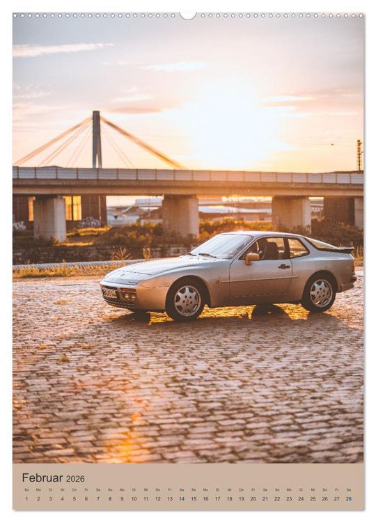 Produktbild: Porsche 944 - Fine Art (Wandkalender 2026 DIN A2 hoch), CALVENDO Monatskalender