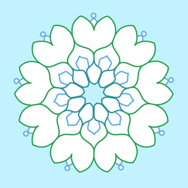 Produktbild: Mein erstes Mandala-Malbuch Fr&uuml;hling