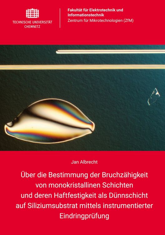 Produktbild: Albrecht, J: &Uuml;ber die Bestimmung der Bruchz&auml;higkeit von mono