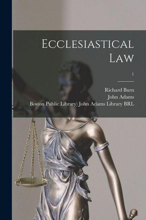 Produktbild: Ecclesiastical Law; 1