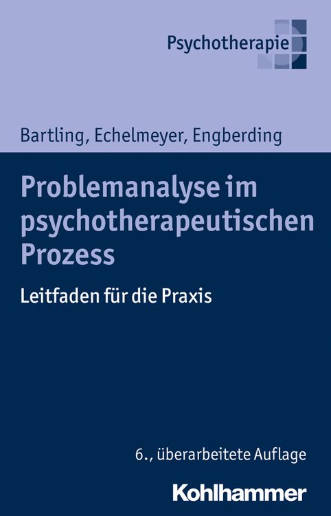 Produktbild: Problemanalyse im psychotherapeutischen Prozess