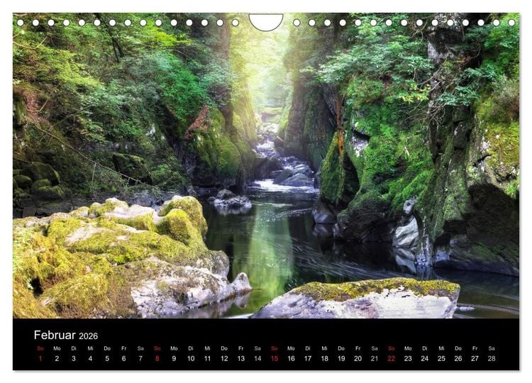 Produktbild: Wales (Wandkalender 2026 DIN A4 quer), CALVENDO Monatskalender